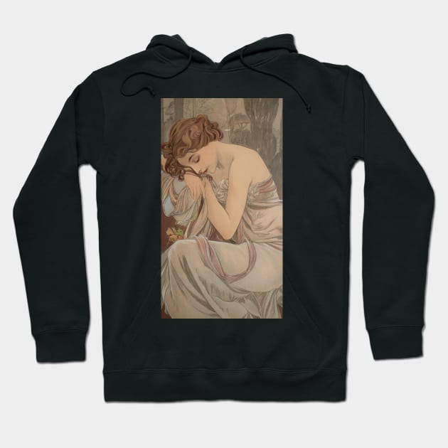 Prague Praha Mucha Hoodie by immortalpeaches